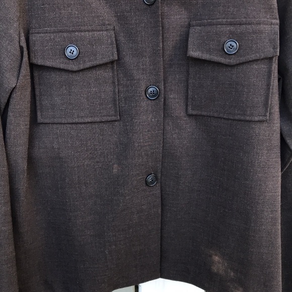 Chaiken and Capone Size 12 Wool Shirt Jacket NWT - Picture 3 of 5